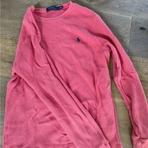 Polo by Ralph Lauren Men's Coral Crewneck Sweater